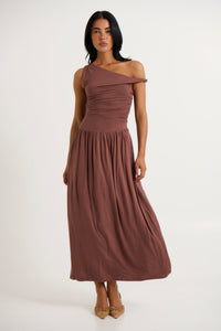 Joyce Maxi Dress Chocolate