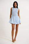 Charlotte Bubble Dress Blue Gingham