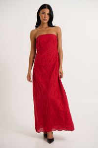 Angelina Maxi Dress Red