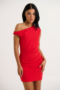 Portia Mini Dress Cherry