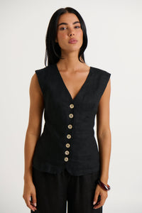 Adalee Vest Black