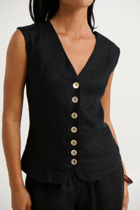 Adalee Vest Black