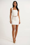 Yasmin Skirt White Denim