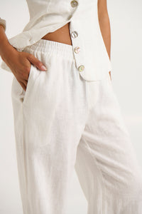 Adalee Pant White