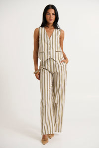 Zoria Vest Vory Stripe