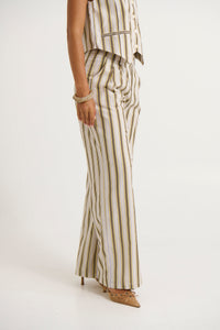 Zoria Pant Vory Stripe