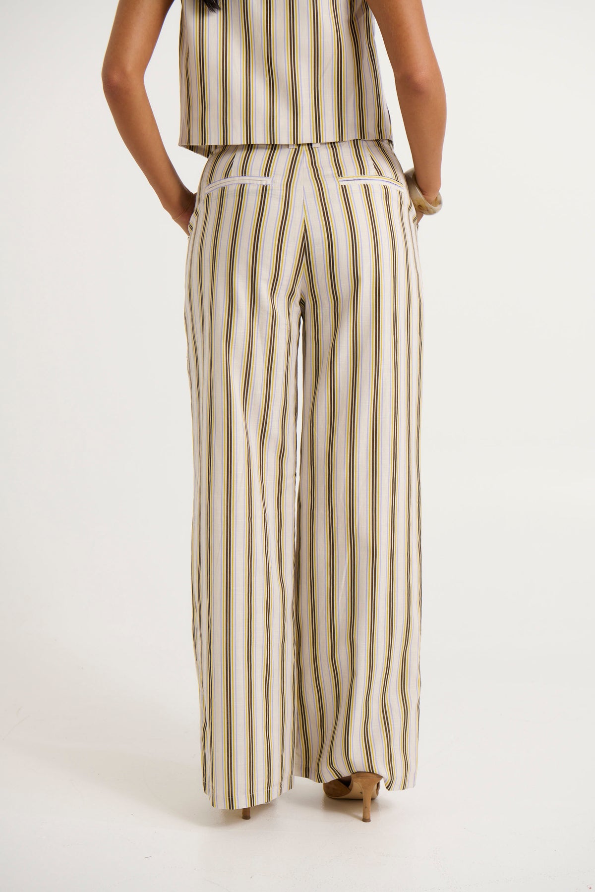 Zoria Pant Vory Stripe