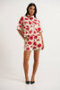 Poppy Short Set Red/Beige