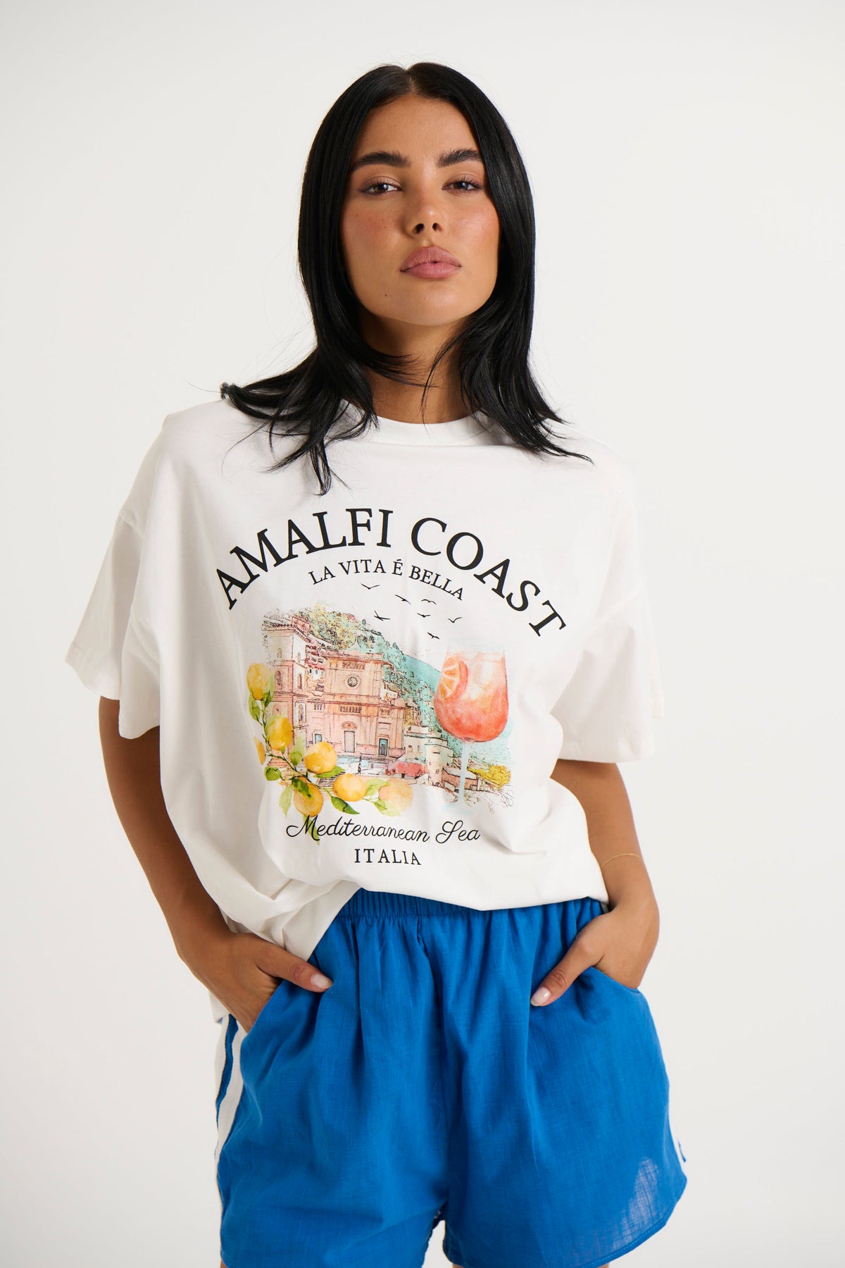 Amalfi Coast T-Shirt White