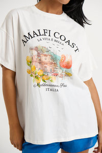 Amalfi Coast T-Shirt White