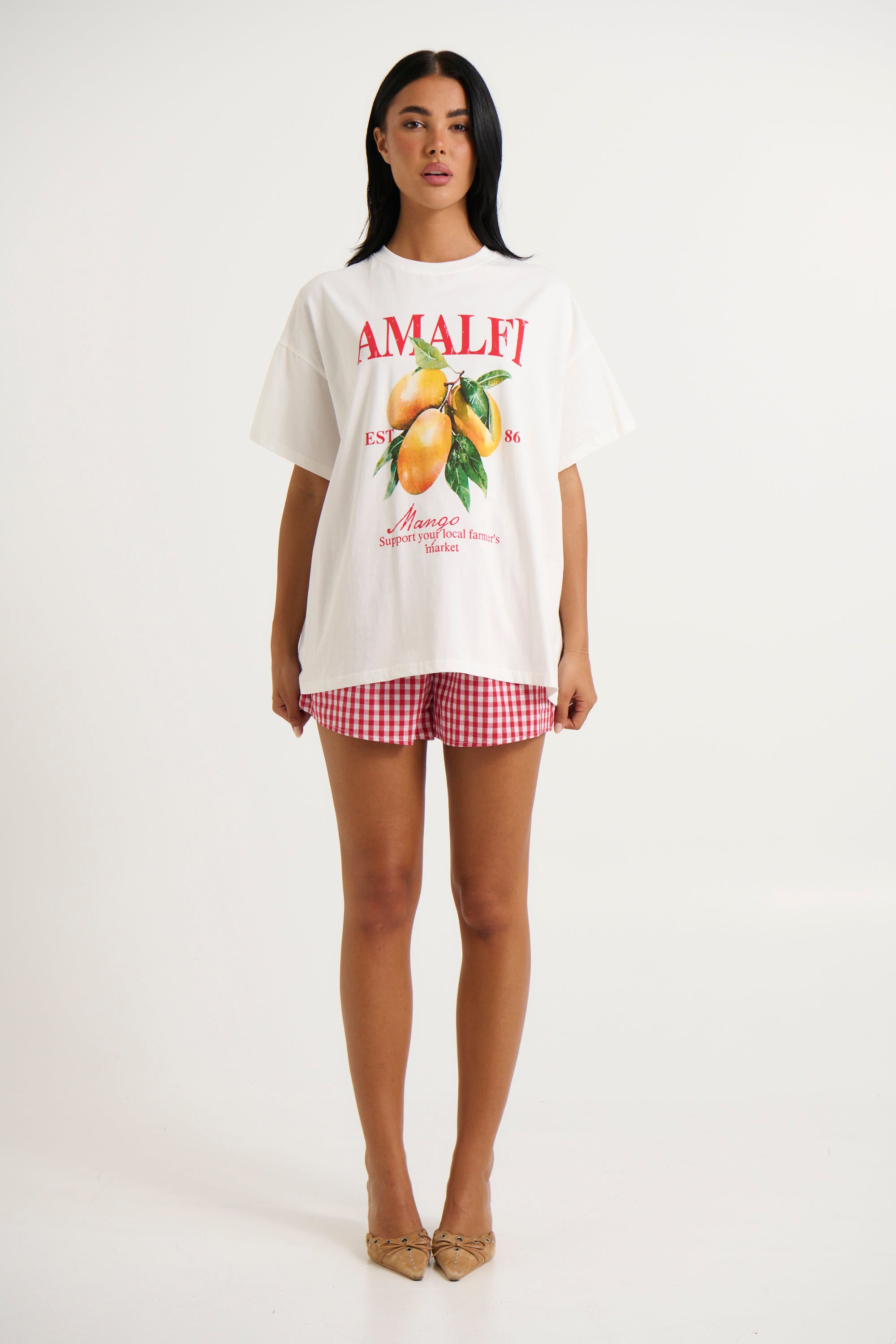 Billy Short White/Red