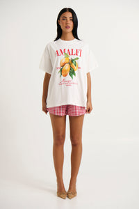 Mango Top White/Red