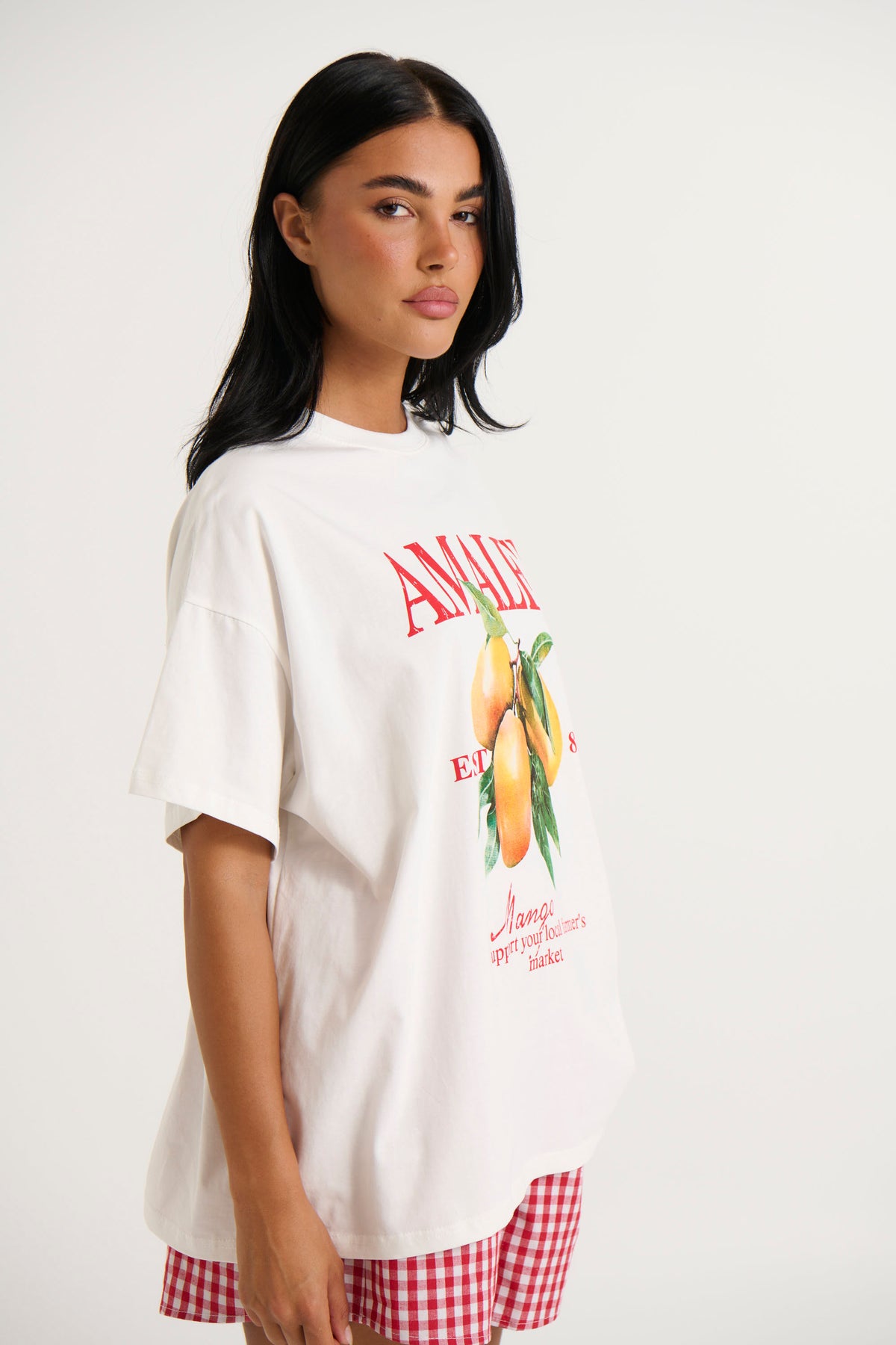 Mango Top White/Red