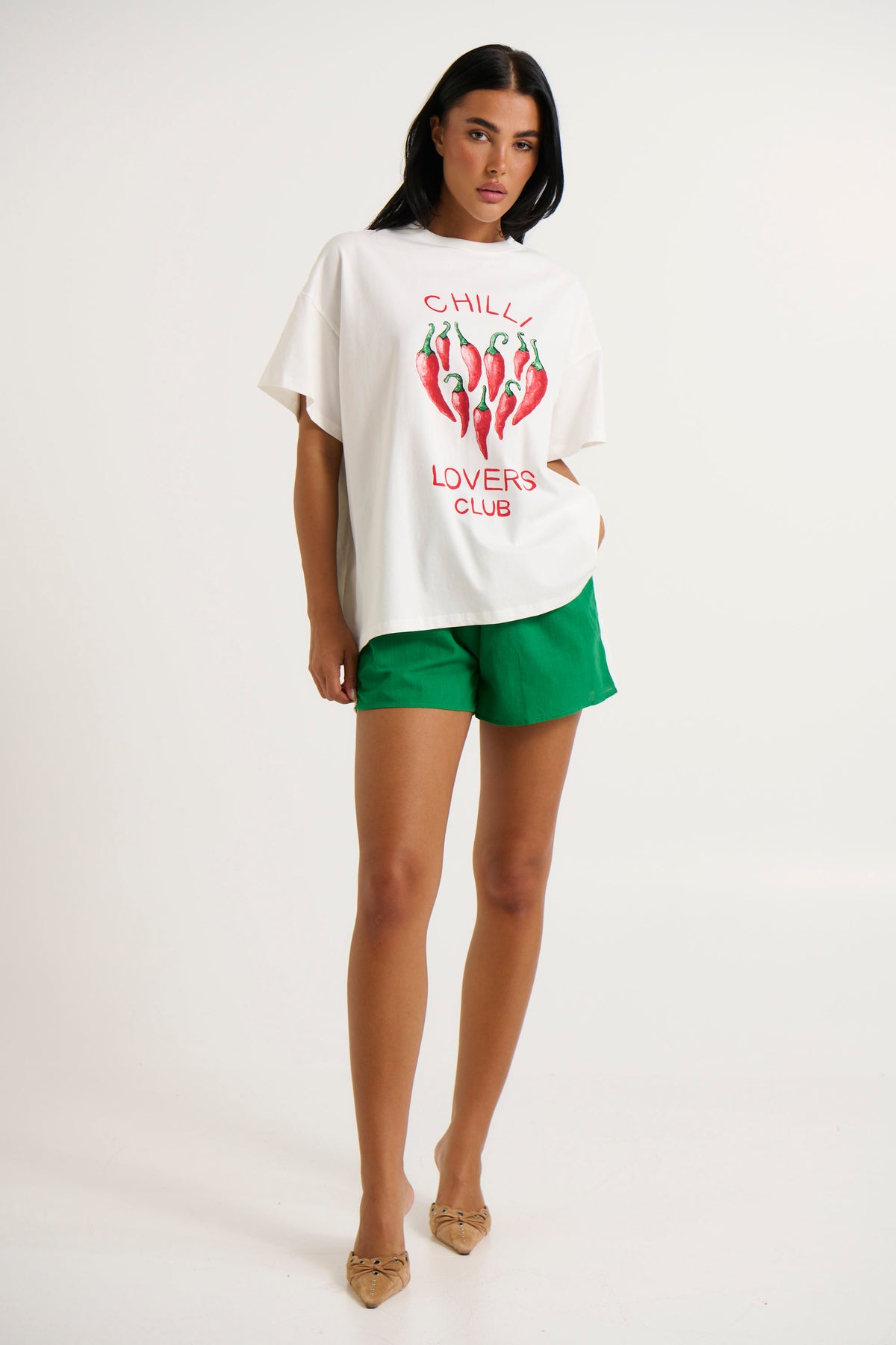 Chilli Lovers Club Top White/Red