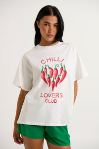 Chilli Lovers Club Top White/Red