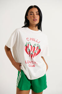 Chilli Lovers Club Top White/Red