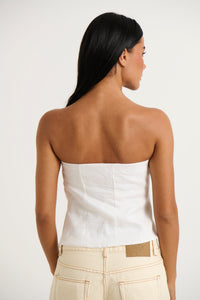 Heather Crop White