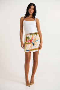 Fins Wrap Skirt Tropical