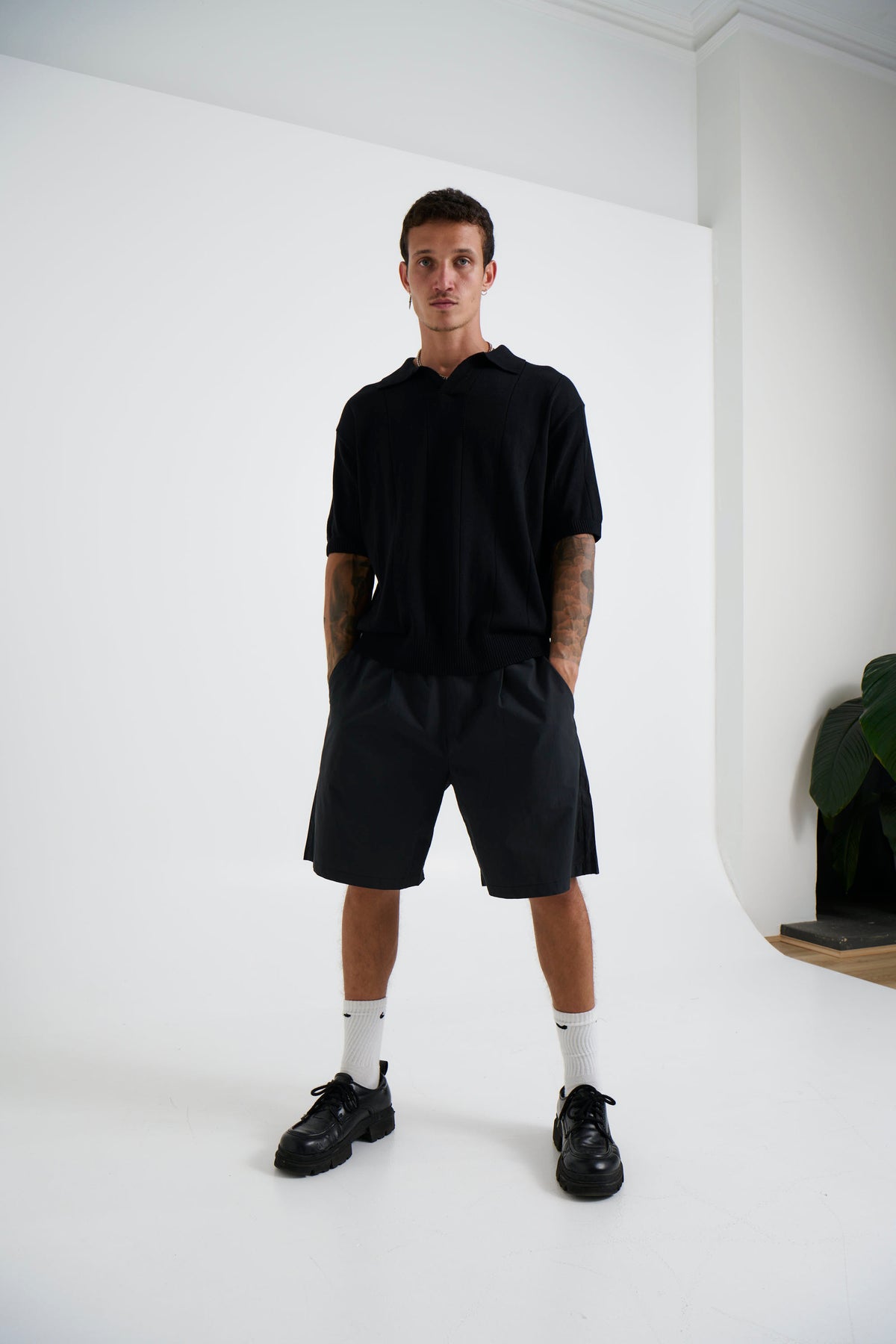 NTH Rib Polo Black