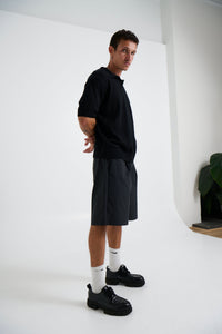 NTH Rib Polo Black