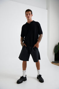 NTH Rib Polo Black