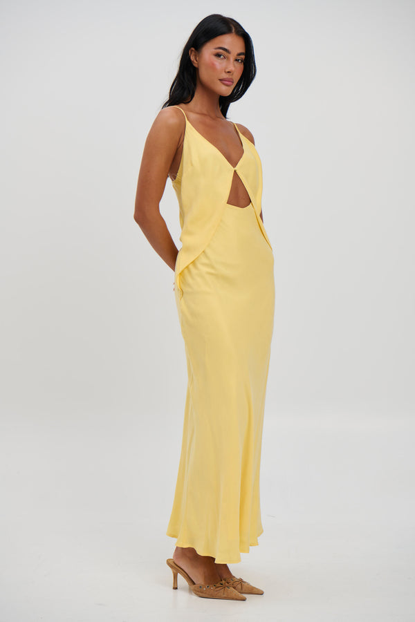 Talia Maxi Dress Lemon