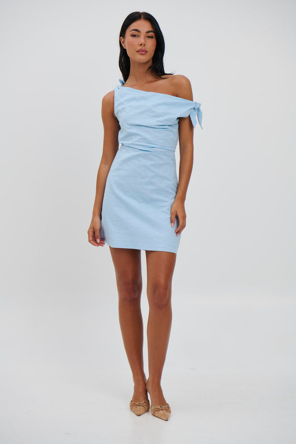 Nellie Mini Dress Sky