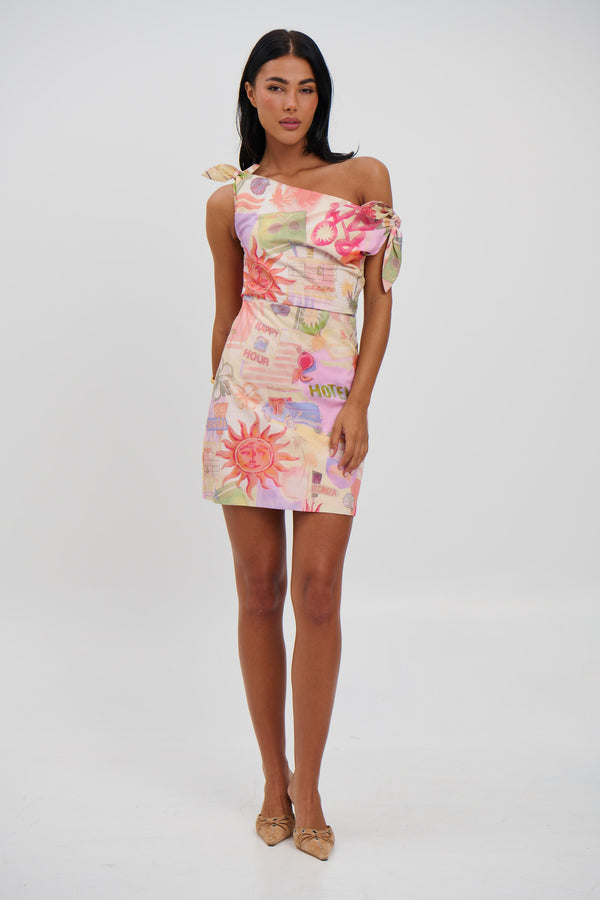 Nellie Mini Dress Pastel