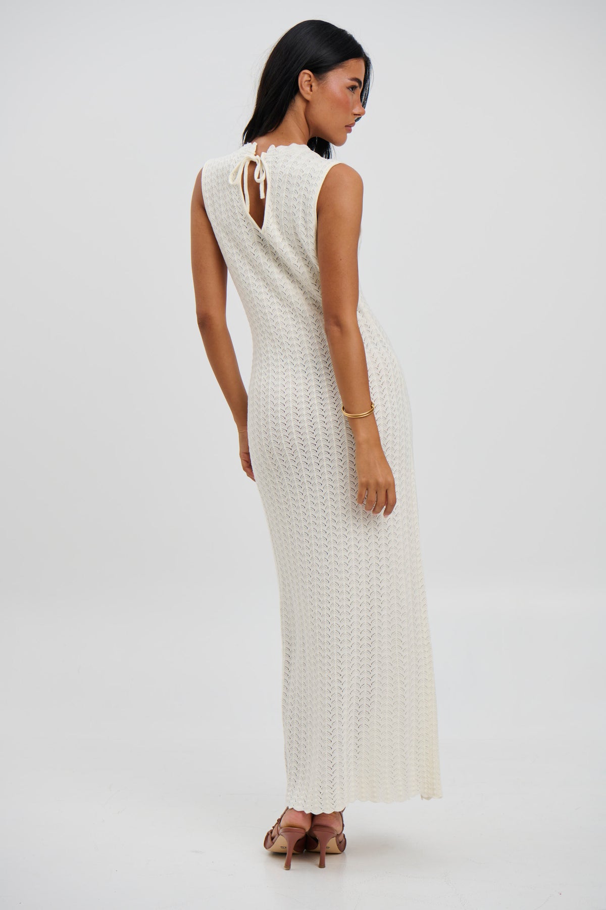 Clover Midi Dress Ivory