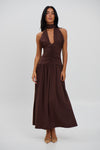 Marley Maxi Dress Chocolate