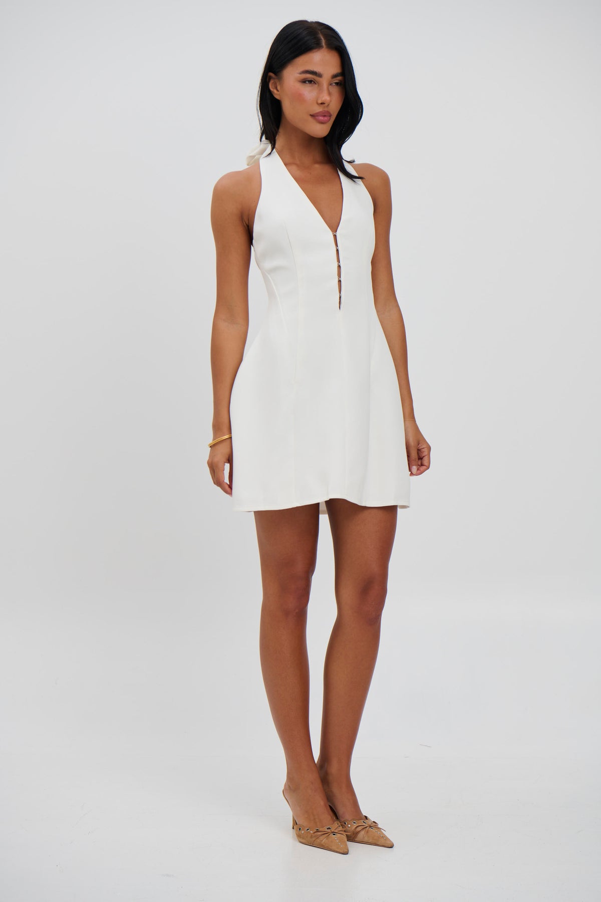 Veronica Mini Dress White