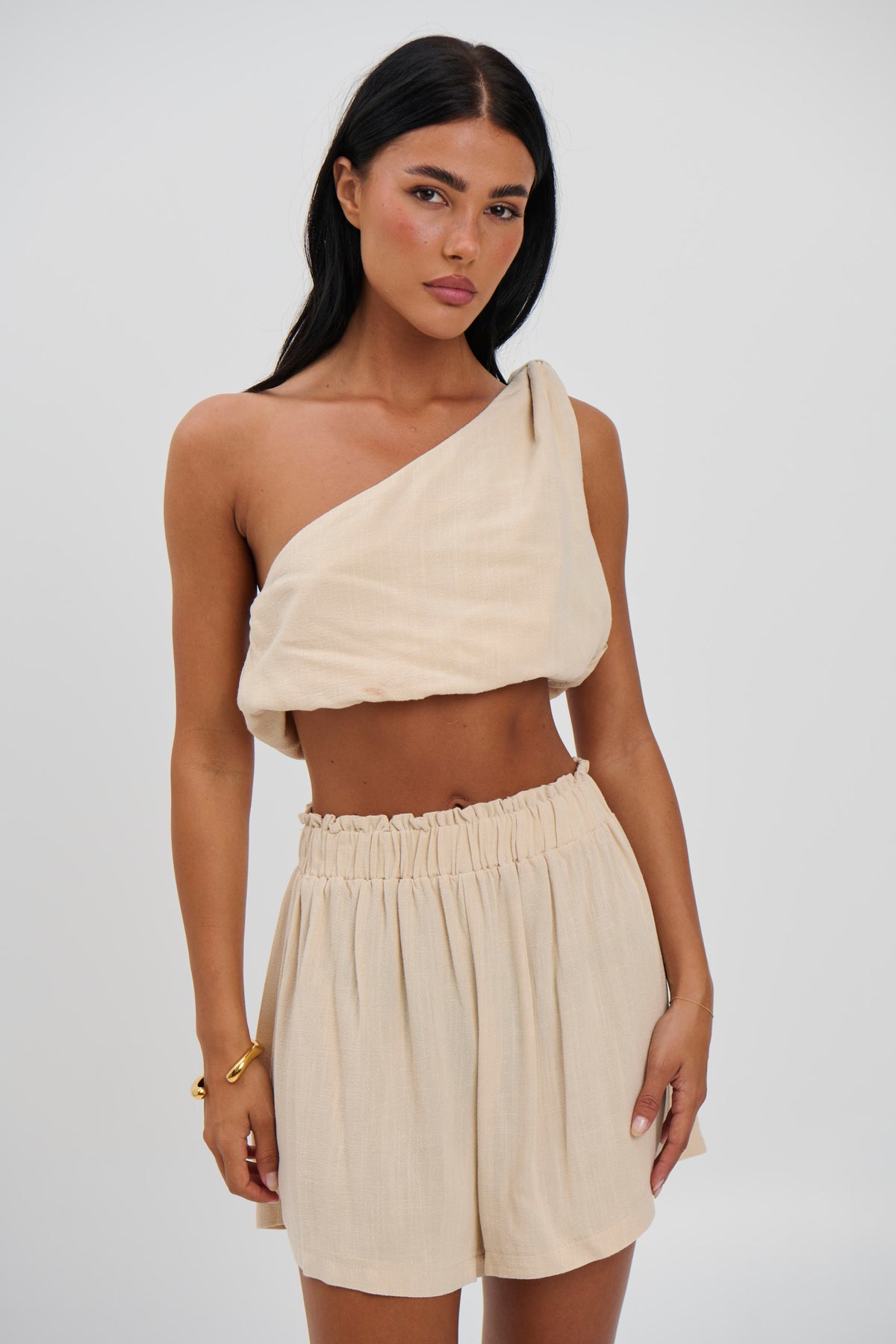 Georgia Crop Beige