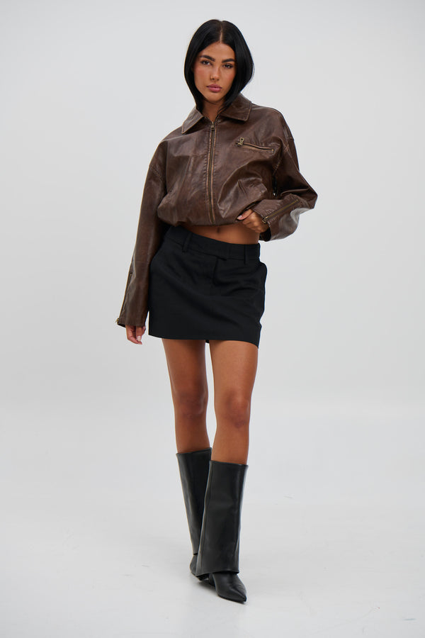 Brodie Mini Skirt Black