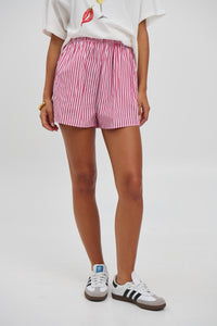 Robina Shorts Red/White