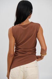 Wren Asymmetric Top Chocolate