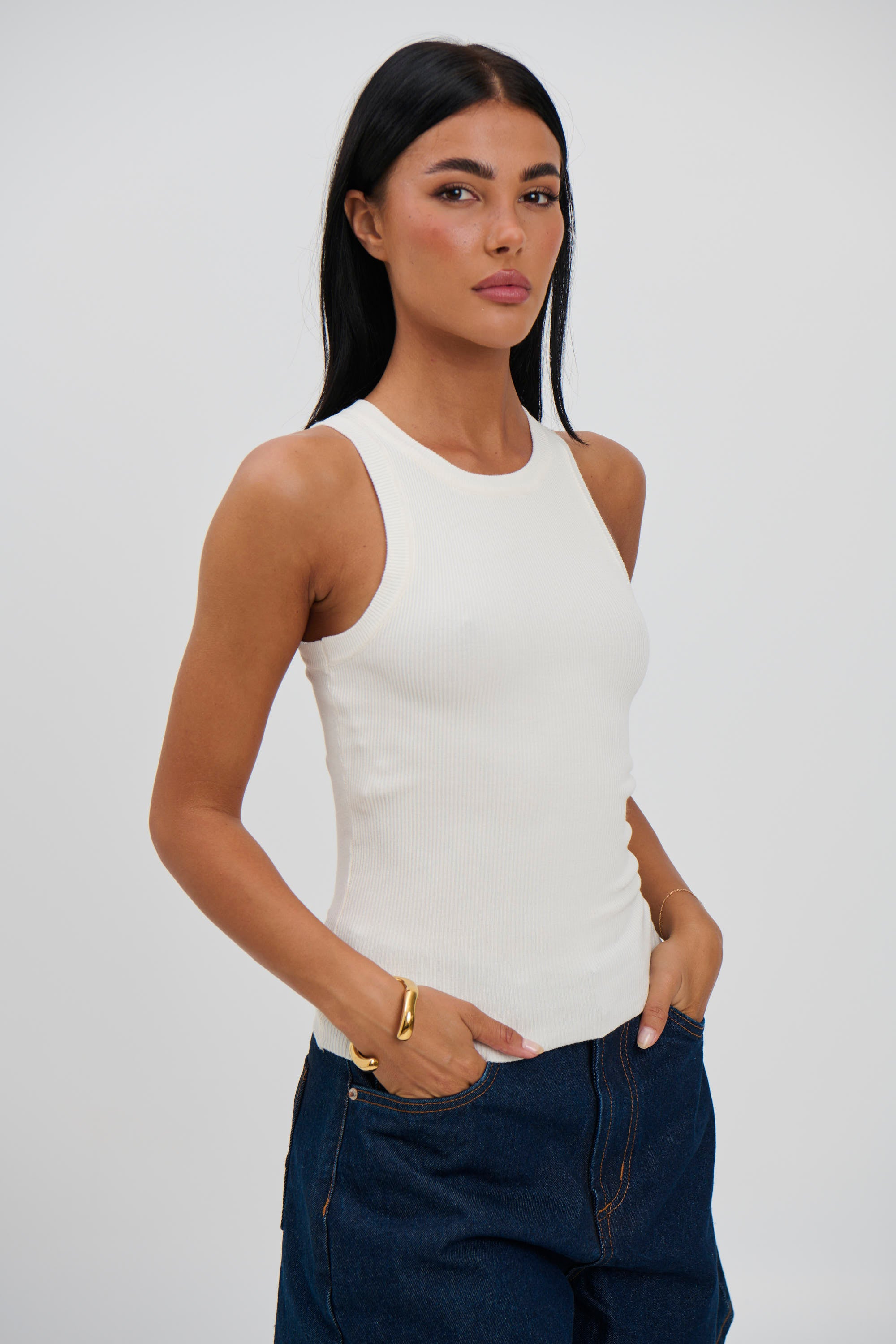 Lala Top White