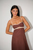 Atlanta Midi Dress Chocolate