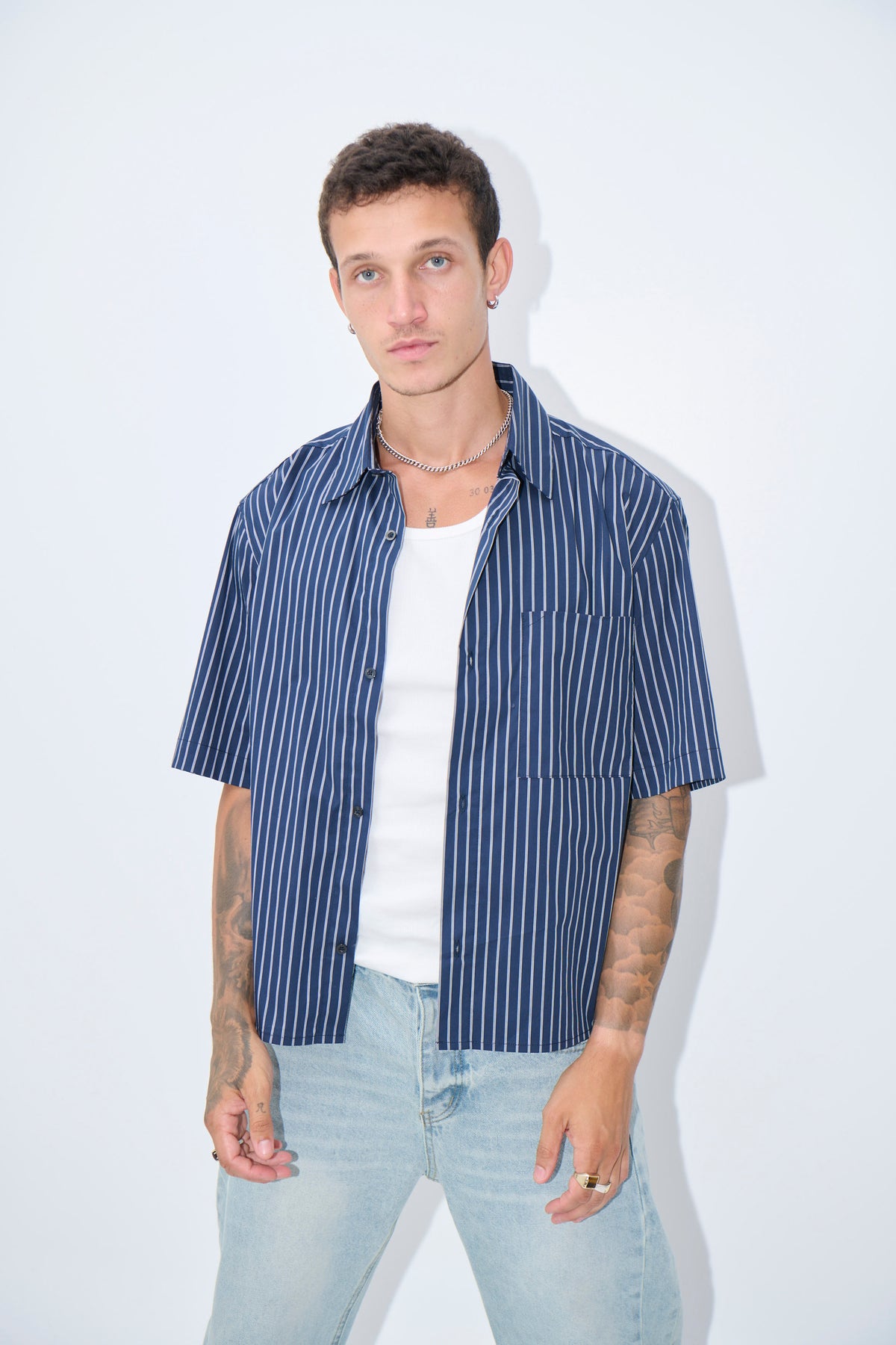 NTH Box Shirt Navy