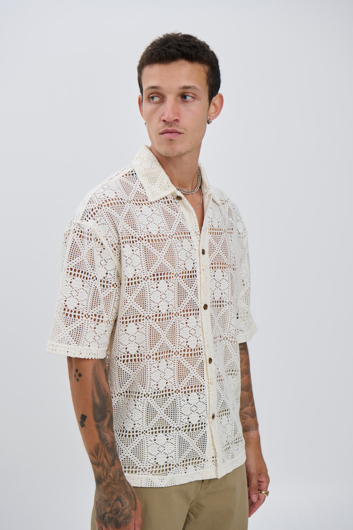 Lucas Drop Shirt Crochet