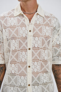 Lucas Drop Shirt Crochet