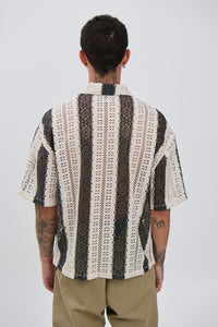 Lucas Drop Shirt Stripe Stitch