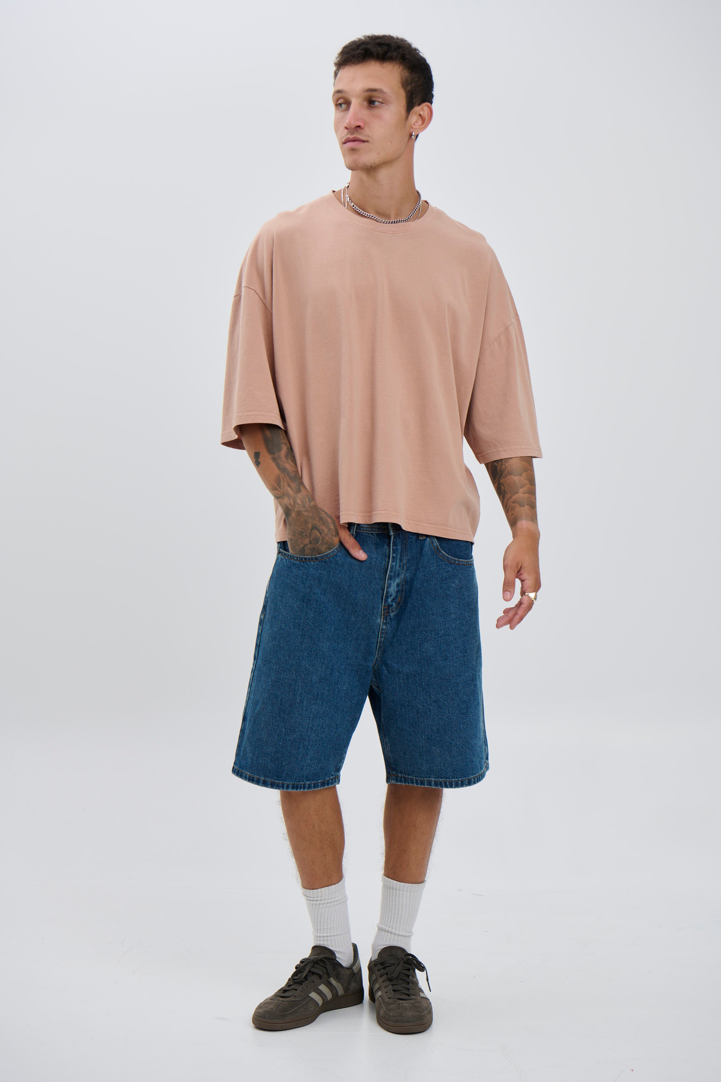 NTH Crop Box Tee Terracotta