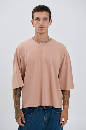 NTH Crop Box Tee Terracotta