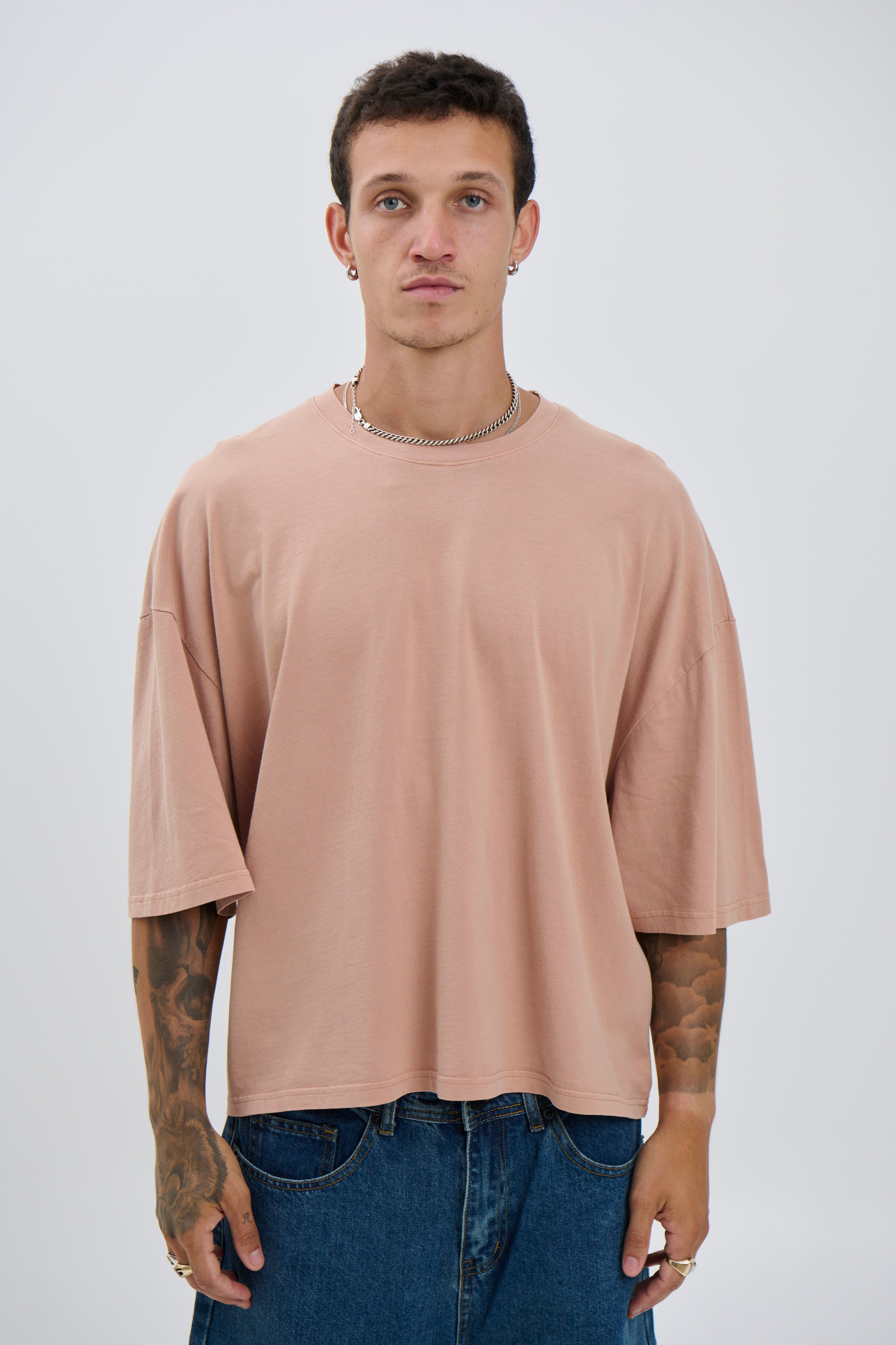 NTH Crop Box Tee Terracotta