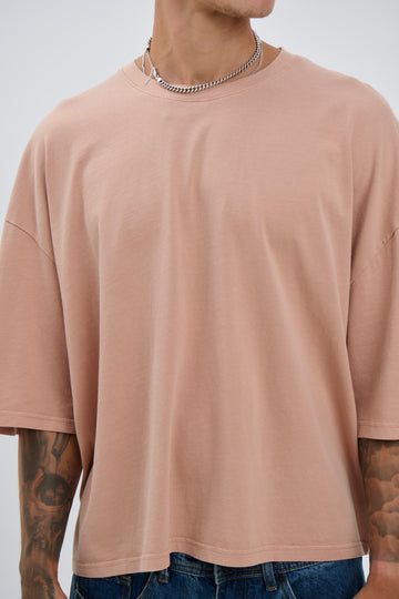 NTH Crop Box Tee Terracotta
