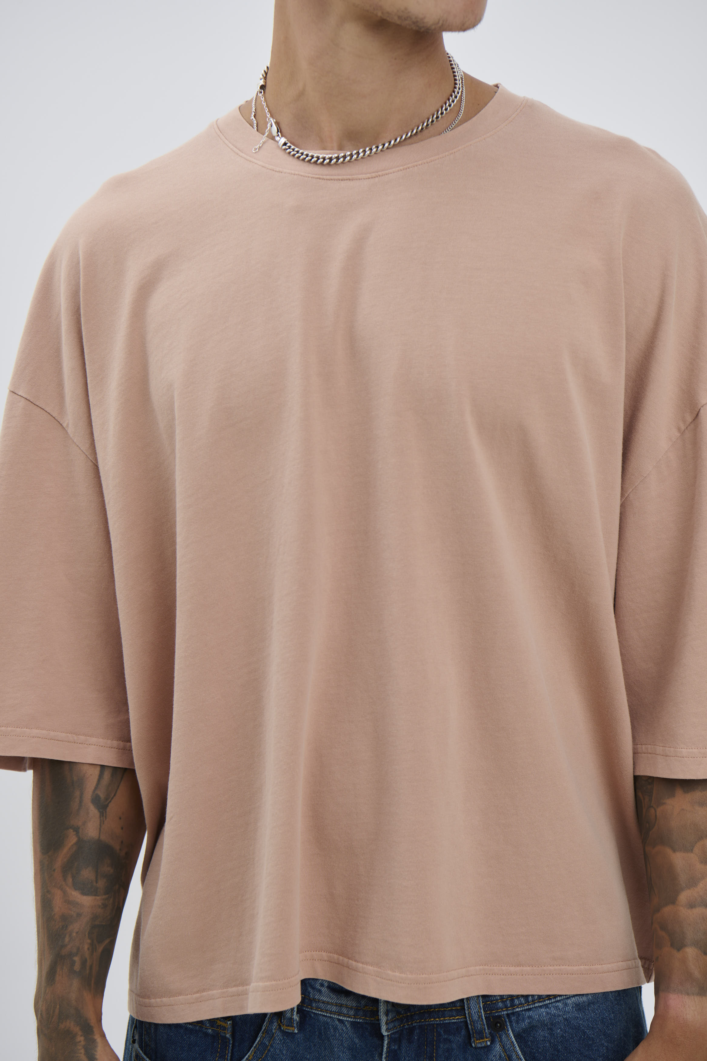 NTH Crop Box Tee Terracotta