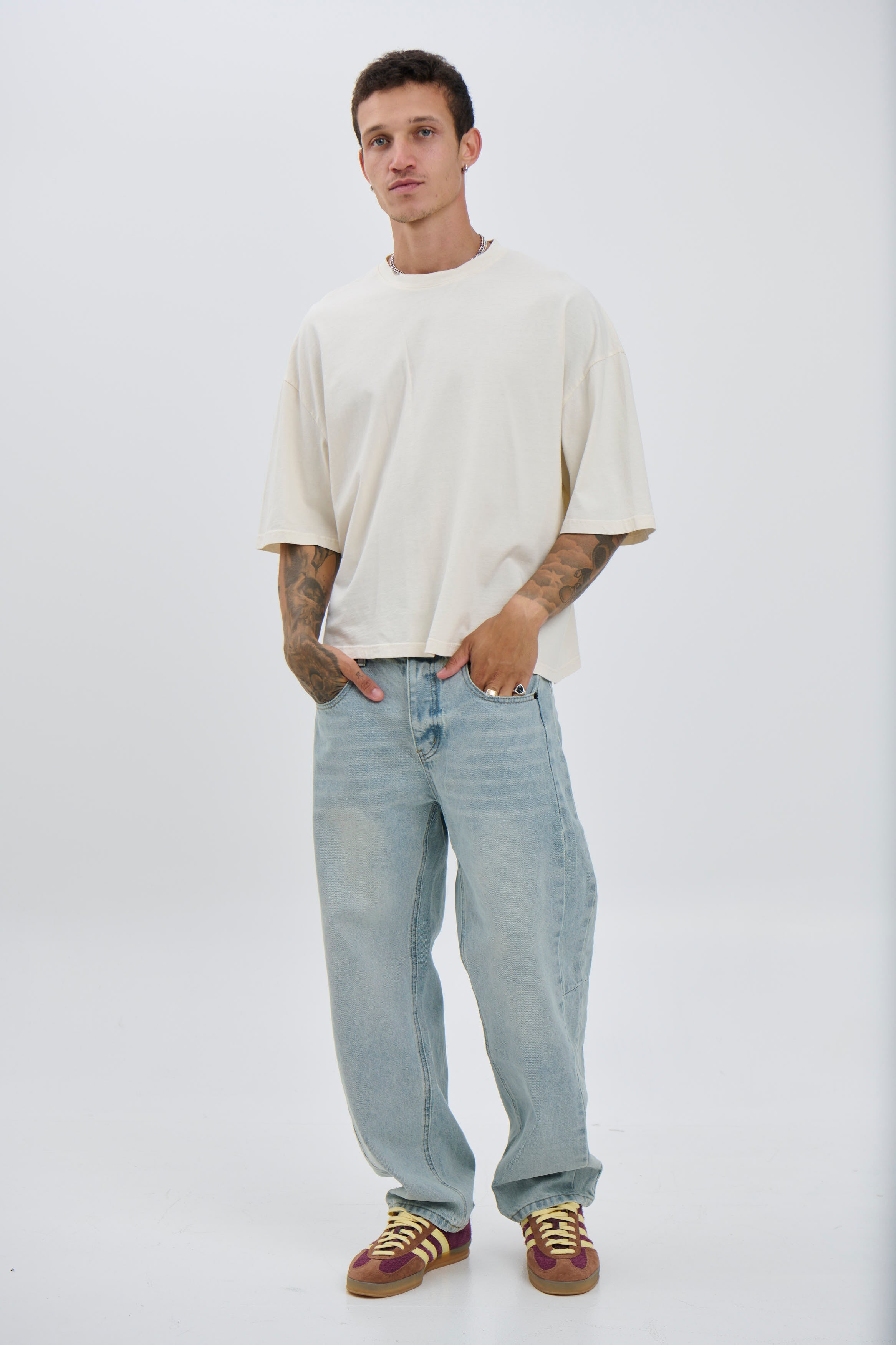 NTH Crop Box Tee Ivory