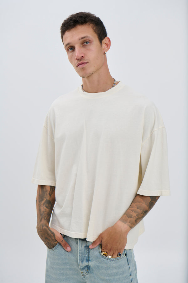 NTH Crop Box Tee Ivory