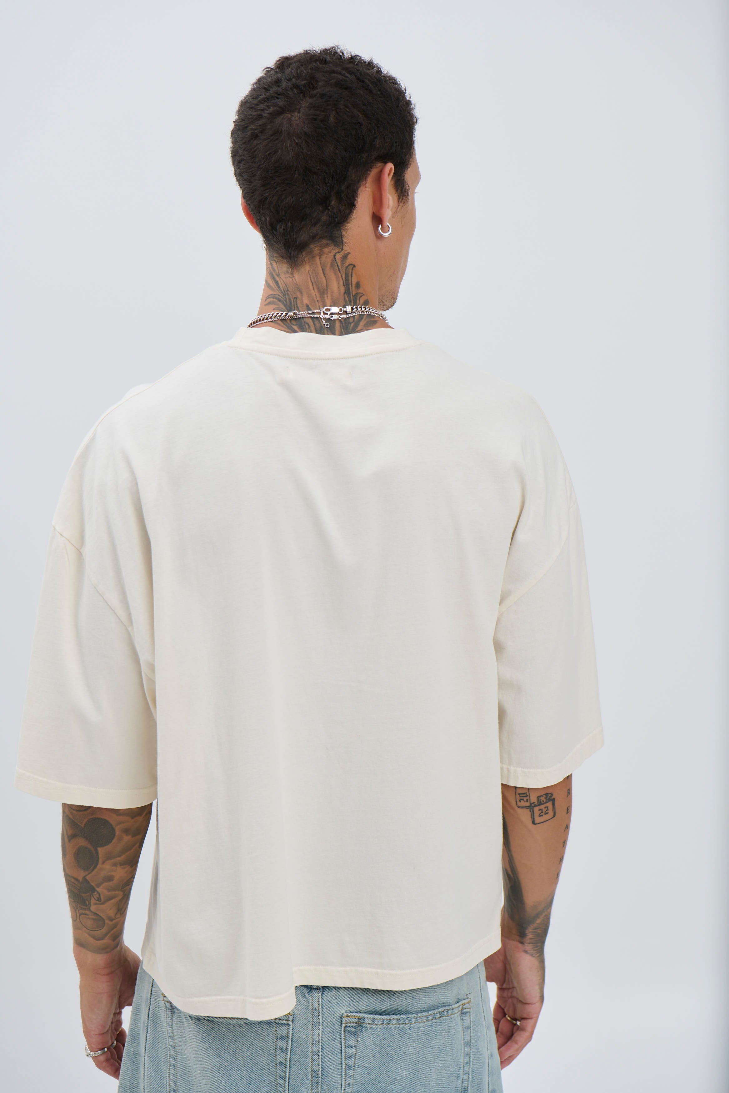 NTH Crop Box Tee Ivory