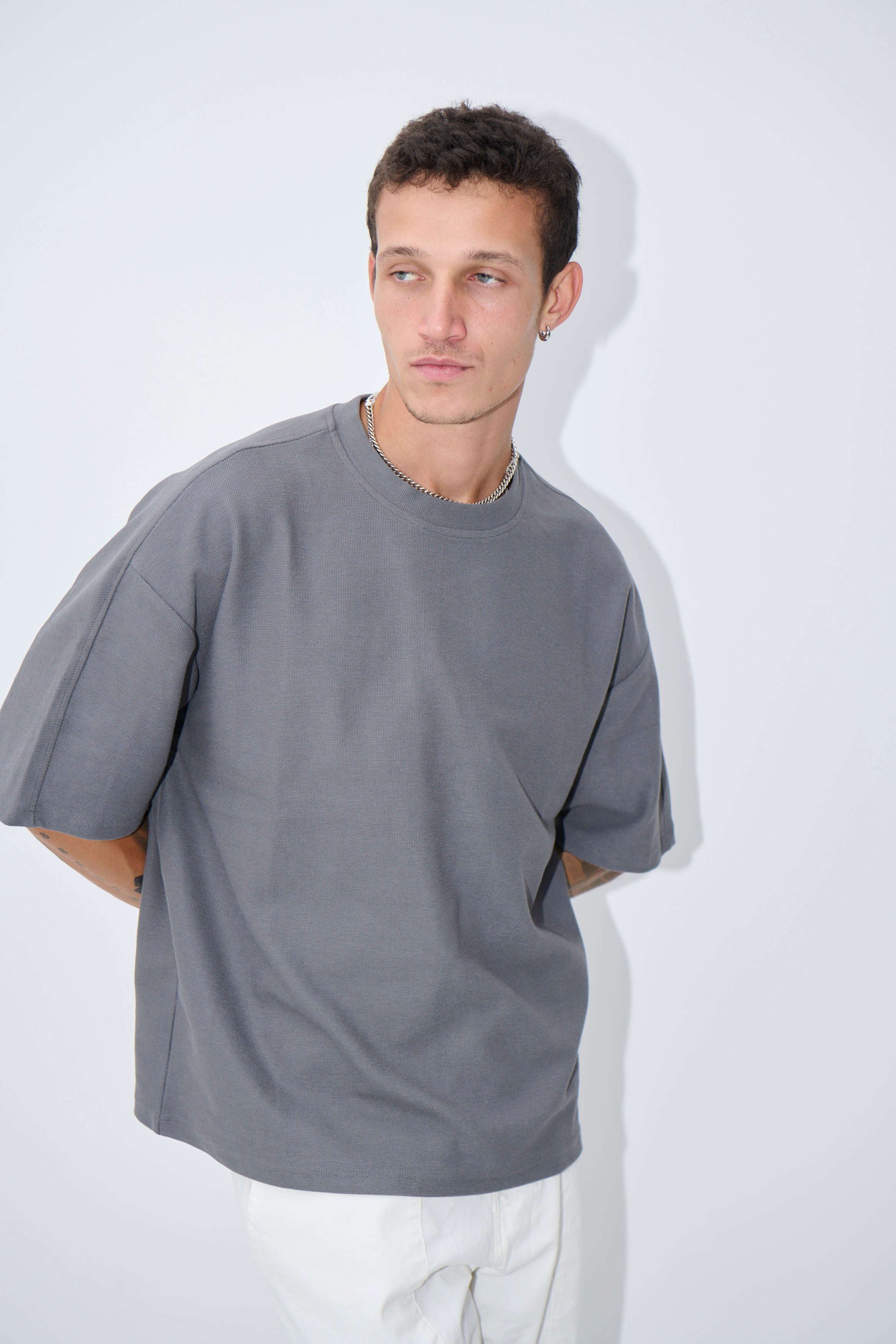 Henry Heavyweight Tee Charcoal